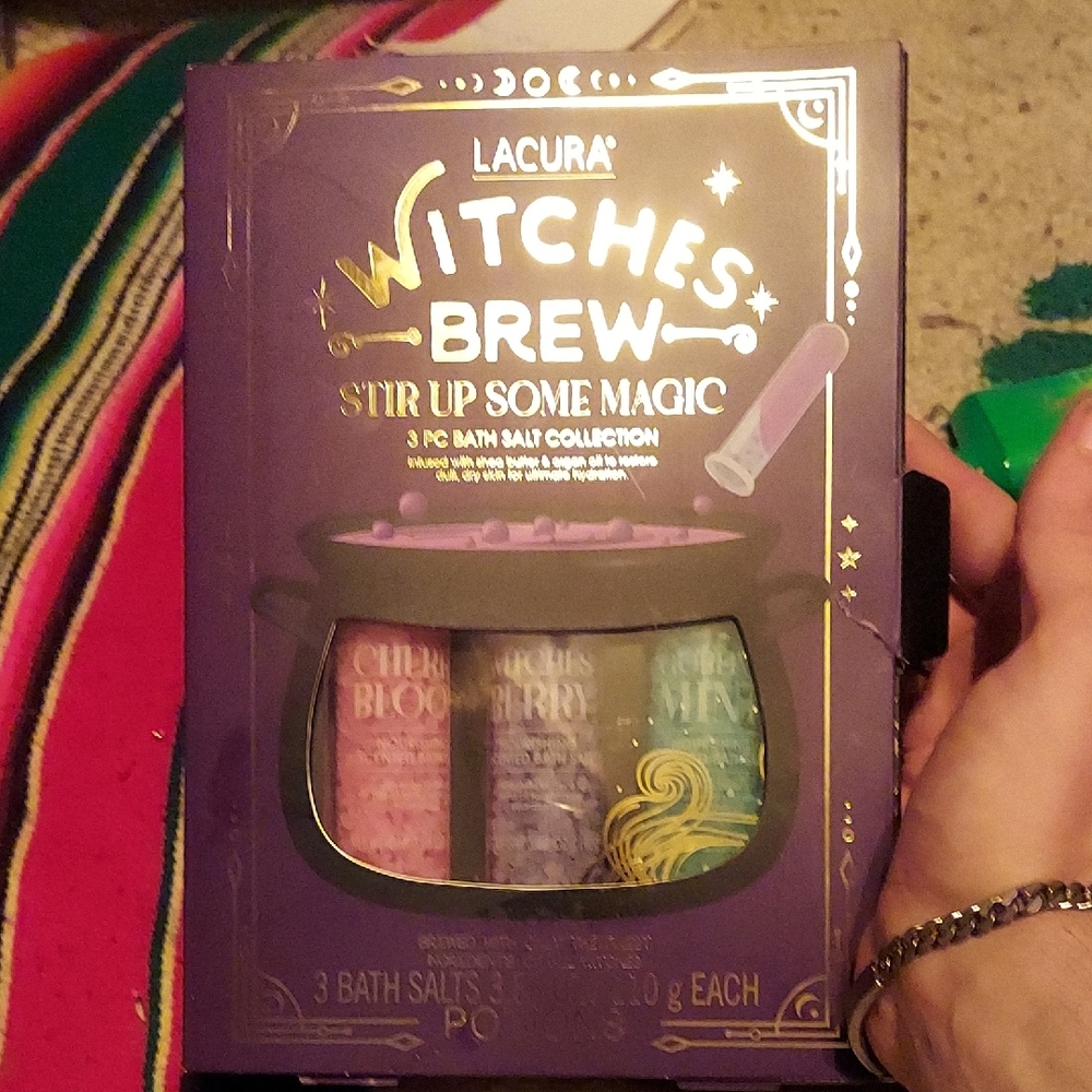 Nwt! Witches Brrw Stir Up Some Magic Witchy Bath Salts. By Lacura.